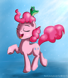 Size: 2200x2500 | Tagged: safe, artist:notlikelyanartist, gummy, pinkie pie, g4, high res