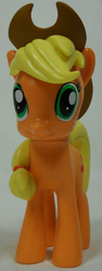 Size: 329x876 | Tagged: safe, applejack, g4, derp, female, figure, funko, i've seen some shit, irl, photo, toy