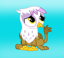 Size: 880x803 | Tagged: safe, artist:7uprulez, gilda, griffon, g4, the lost treasure of griffonstone, chickub, cute, female, frown, gildadorable, solo