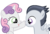 Size: 1023x703 | Tagged: safe, artist:lunaticdawn, rumble, sweetie belle, g4, boop, colt, cute, duo, duo male and female, female, filly, foal, frown, male, open mouth, ship:rumbelle, shipping, simple background, smiling, straight, transparent background, wide eyes