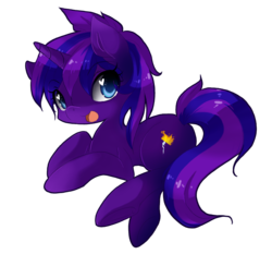 Size: 806x750 | Tagged: safe, artist:loyaldis, oc, oc only, oc:tihan, pony, unicorn, cute, heart, heart eyes, looking at you, open mouth, prone, simple background, smiling, solo, transparent background, underhoof, wingding eyes