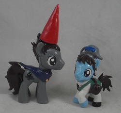 Size: 2417x2257 | Tagged: safe, artist:gryphyn-bloodheart, pony, brushable, customized toy, gregory, half-brothers, half-siblings, high res, irl, over the garden wall, photo, ponified, sculpted, toy, wirt