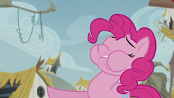 Size: 1920x1080 | Tagged: safe, screencap, pinkie pie, g4, the lost treasure of griffonstone, great moments in animation