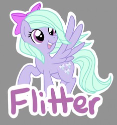Size: 1195x1280 | Tagged: safe, artist:velocityraptor, flitter, pegasus, pony, g4, female, smiling, solo, spread wings