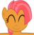 Size: 515x531 | Tagged: safe, artist:comfydove, babs seed, earth pony, pony, g4, female, happy, hug, looking at you, simple background, solo, transparent background, vector