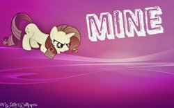 Size: 1024x640 | Tagged: safe, artist:xxstrawberry-rosexx, rarity, g4, discorded, discorded rarity, mine!, smiling, vector, wallpaper