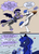 Size: 1700x2338 | Tagged: safe, artist:gasmaskfox, princess luna, ralph (royal guard), sam (royal guard), bat pony, pony, g4, comic, night guard, pie, royal guard, sam and ralph