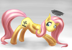 Size: 1152x800 | Tagged: safe, artist:countaile, fluttershy, g4, alternate cutie mark, confused, female, math, solo, ±