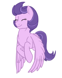 Size: 398x500 | Tagged: safe, artist:darkodraco, clear skies, pegasus, pony, g4, eyes closed, female, flying, happy, mare, simple background, smiling, solo, transparent background