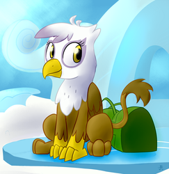 Size: 1665x1714 | Tagged: safe, artist:invertigo, gilda, griffon, g4, cute, female, gildadorable, solo