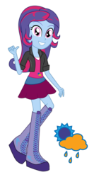 Size: 320x600 | Tagged: safe, artist:amante56, sunny flare, equestria girls, g4, my little pony equestria girls: friendship games, female, grin, solo