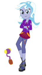 Size: 341x600 | Tagged: safe, artist:amante56, sugarcoat, equestria girls, g4, my little pony equestria girls: friendship games, crossed arms, crystal prep academy, crystal prep shadowbolts, female, simple background, solo, transparent background, vector