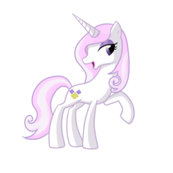 Size: 894x894 | Tagged: safe, artist:shark-sheep, screencap, fleur-de-lis, pony, unicorn, g4, concave belly, female, horn, mare, open mouth, raised leg, shadows, simple background, slender, smiling, solo, talking, thin, transparent background, vector