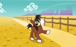 Size: 5000x3090 | Tagged: safe, artist:korakduhart, trouble shoes, appleoosa's most wanted, g4, colt, cute, happy, little trouble shoes, male, smiling, solo, troublebetes, vector, younger