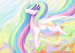 Size: 1980x1400 | Tagged: safe, artist:dahtamnay, princess celestia, alicorn, pony, g4, female, mare, solo