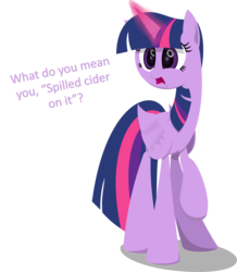 Size: 2504x2875 | Tagged: safe, artist:zacatron94, twilight sparkle, alicorn, pony, g4, female, high res, lineless, mare, simple background, solo, this will end in tears and/or death, transparent background, twilight sparkle (alicorn)
