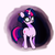 Size: 2000x2000 | Tagged: safe, artist:turtlefarminguy, sci-twi, twilight sparkle, pony, unicorn, g4, alternate hairstyle, equestria girls ponified, female, glasses, hair bun, high res, hilarious in hindsight, pencil, pencil in hair, ponified, ponytail, solo, unicorn sci-twi