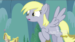 Size: 500x281 | Tagged: safe, screencap, derpy hooves, pegasus, pony, g4, season 5, slice of life (episode), animated, cute, derpabetes, female