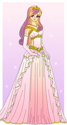 Size: 600x1114 | Tagged: safe, artist:sailor-serenity, princess cadance, human, g4, clothes, dress, female, humanized, solo