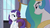 Size: 1280x720 | Tagged: safe, screencap, princess celestia, rarity, pony, g4, my little pony: friendship is magic, sweet and elite, butt, female, mare, plot, scrunchy face