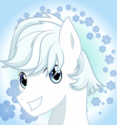 Size: 1280x1360 | Tagged: safe, artist:toughbluff, part of a set, double diamond, earth pony, pony, g4, avatar, cute, double dawwmond, looking at you, male, portrait, solo, stallion