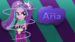 Size: 1920x1080 | Tagged: safe, artist:germanmcpictures, artist:katequantum, aria blaze, equestria girls, g4, my little pony equestria girls: rainbow rocks, crossed arms, simple, vector, wallpaper