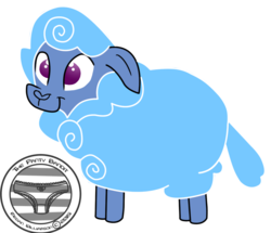 Size: 1159x996 | Tagged: safe, artist:thepantybandit, sheep, :t, cute, floppy ears, looking up, simple background, smiling, solo, tiny ewes, transparent background, vector