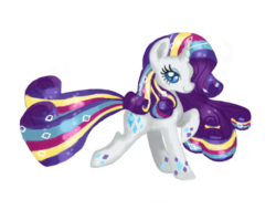 Size: 553x420 | Tagged: safe, artist:chiuuchiuu, rarity, g4, female, rainbow power, simple background, solo, transparent background