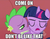 Size: 643x500 | Tagged: safe, edit, edited screencap, screencap, spike, twilight sparkle, dragon, pony, unicorn, g4, caption, eyes closed, female, image macro, male, mare, meme, stoner spike