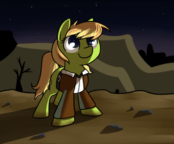 Size: 2672x2212 | Tagged: safe, artist:neuro, yuma spurs, earth pony, pony, appleoosa's most wanted, g4, appleloosa resident, background pony, clothes, female, high res, mare, solo