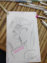 Size: 768x1024 | Tagged: safe, artist:andypriceart, twilight sparkle, g4, comic, traditional art