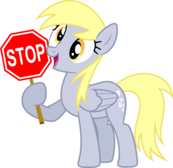 Size: 3573x3477 | Tagged: safe, artist:yanoda, edit, derpy hooves, pegasus, pony, rainbow falls, derpy's flag, epic get, female, get, high res, hilarious in hindsight, hoof hold, index get, jack black, lol, mare, octagon, open mouth, repdigit milestone, sesame street, shame, simple background, smiling, solo, stop sign, transparent background, vector