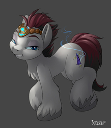 Size: 940x1080 | Tagged: safe, artist:noben, oc, oc only, oc:alintha rist, earth pony, pony, female, magic