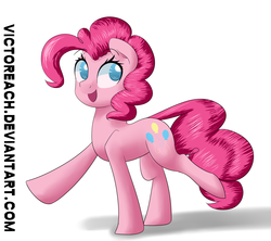 Size: 2826x2507 | Tagged: safe, artist:victoreach, pinkie pie, g4, female, high res, shadow, solo