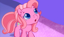 Size: 740x435 | Tagged: safe, screencap, pinkie pie (g3), g3, g3.5, twinkle wish adventure, female, solo