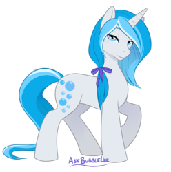 Size: 2898x2925 | Tagged: safe, artist:askbubblelee, oc, oc only, oc:bubble lee, oc:gent lee, pony, unicorn, high res, rule 63, simple background, solo, transparent background