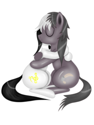 Size: 2448x3264 | Tagged: safe, artist:thepianistmare, oc, oc only, oc:klavinova, oc:quill, black hair, commission, gray coat, high res, hug, simple background, smiling, transparent background