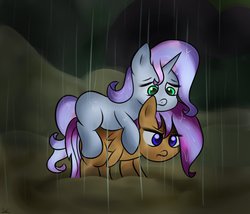 Size: 966x828 | Tagged: safe, artist:scarletcurl, scootaloo, sweetie belle, appleoosa's most wanted, g4, my little pony: friendship is magic, cutie mark crusaders