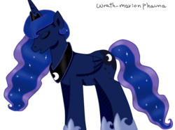 Size: 786x589 | Tagged: safe, artist:wrath-marionphauna, princess luna, pony, g4, female, solo