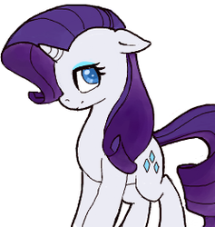 Size: 249x263 | Tagged: safe, artist:yoditax, rarity, pony, unicorn, g4, female, flockdraw, looking at you, mare, simple background, solo, white background