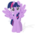 Size: 1750x1654 | Tagged: safe, artist:jessesmash32, twilight sparkle, alicorn, pony, g4, female, mare, twilight sparkle (alicorn)