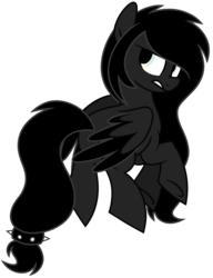 Size: 2505x3257 | Tagged: safe, artist:halabaluu, oc, oc only, oc:no name, pegasus, pony, high res, solo