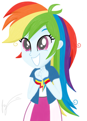 Size: 555x770 | Tagged: safe, artist:jessesmash32, rainbow dash, equestria girls, g4, simple background, white background