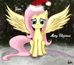 Size: 900x798 | Tagged: safe, artist:ajvl, fluttershy, g4, female, hat, solo