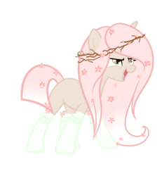 Size: 1308x1418 | Tagged: safe, artist:pinkchoco-poot, oc, oc only, earth pony, pony, solo