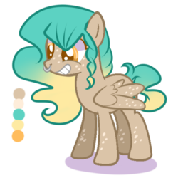 Size: 1000x1000 | Tagged: safe, artist:yeahwhateverbye, oc, oc only, pegasus, pony, nose ring, piercing, solo