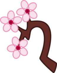 Size: 545x703 | Tagged: safe, artist:cheezedoodle96, idw, cherry blossom (g4), g4, spoiler:comic29, .svg available, cherry blossoms, cutie mark, cutie mark only, no pony, simple background, svg, transparent background, vector
