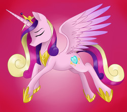 Size: 1700x1500 | Tagged: safe, artist:justbrohoof, princess cadance, g4, female, solo