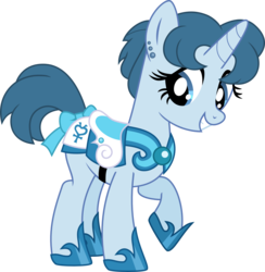 Size: 1860x1905 | Tagged: safe, artist:kaylathehedgehog, pony, unicorn, female, horn, mare, mizuno ami, ponified, sailor mercury, sailor moon (series), simple background, transparent background, vector