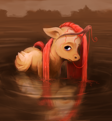 Size: 4626x5000 | Tagged: safe, artist:sharpieboss, fluttershy, g4, absurd resolution, female, solo, wat, water, wet, wet mane